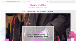 Desktop Screenshot of mall-blogs.com