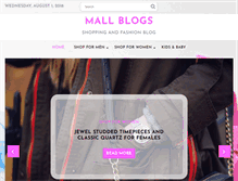 Tablet Screenshot of mall-blogs.com